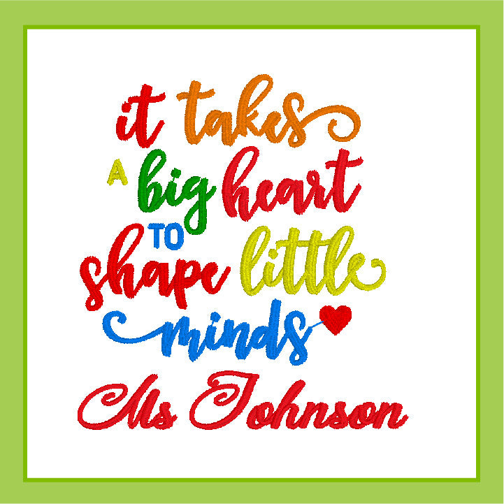 It Takes A Big Heart