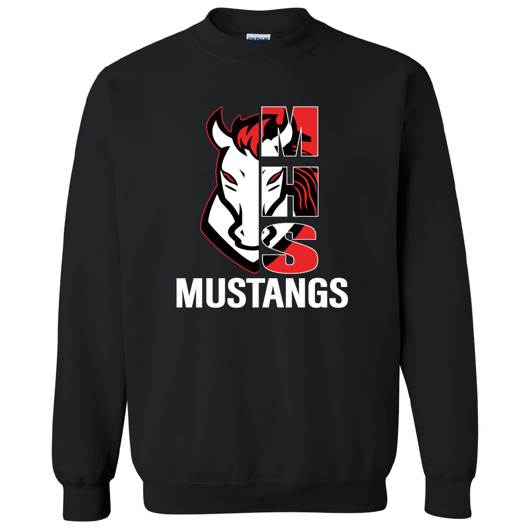 MHS Band Mustang Head