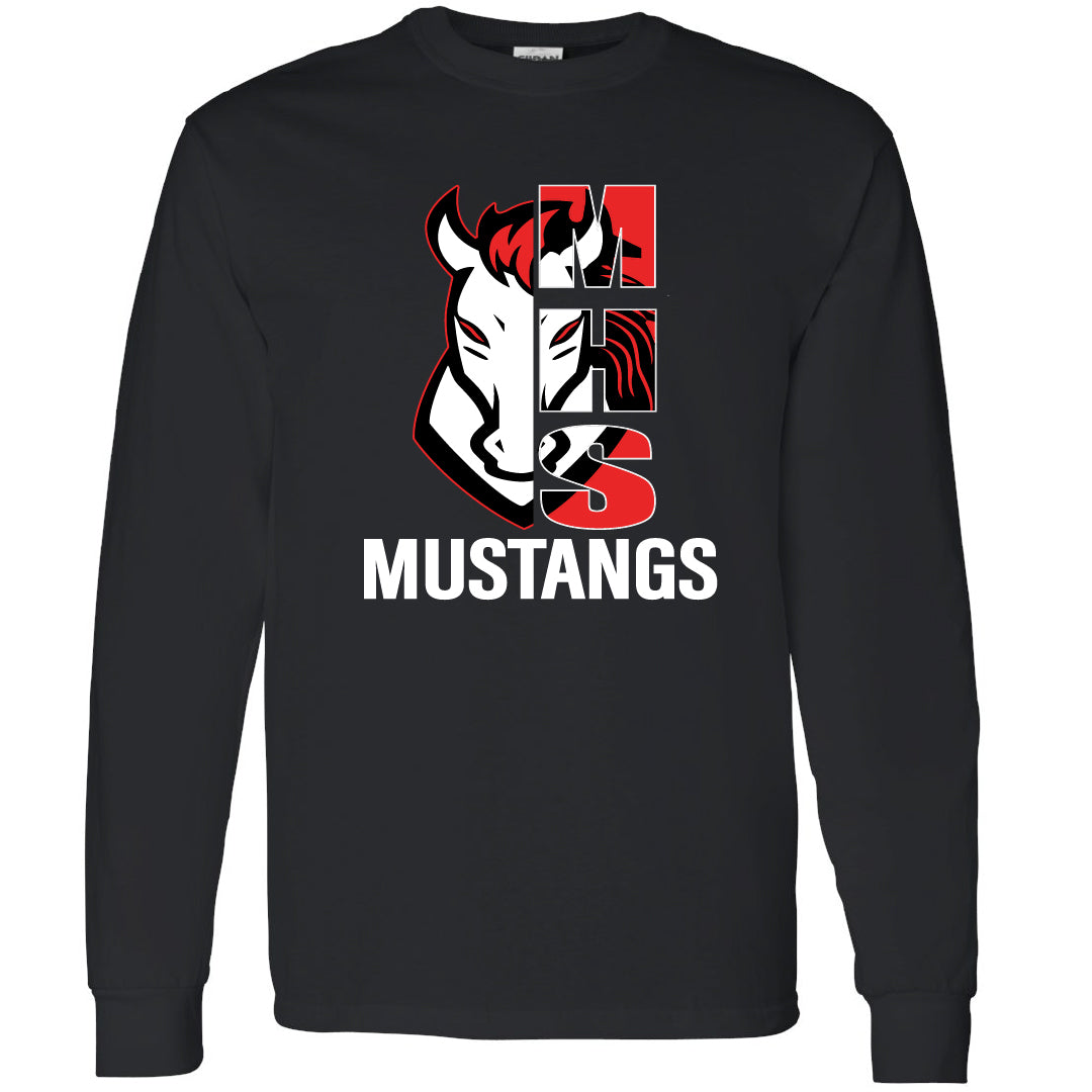 MHS Band Mustang Head