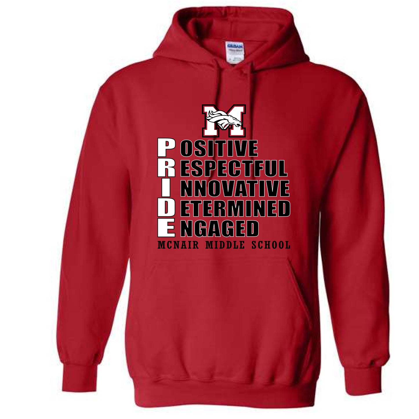 MMS PRIDE Hoodie (Black or Red)