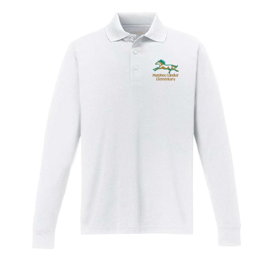 Long Sleeve Polo (Embroidered)