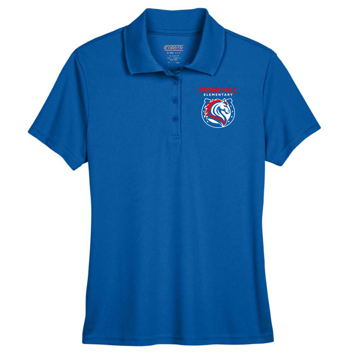 Stone Mill Royal Blue Stallions Polo (Unisex&Ladies)