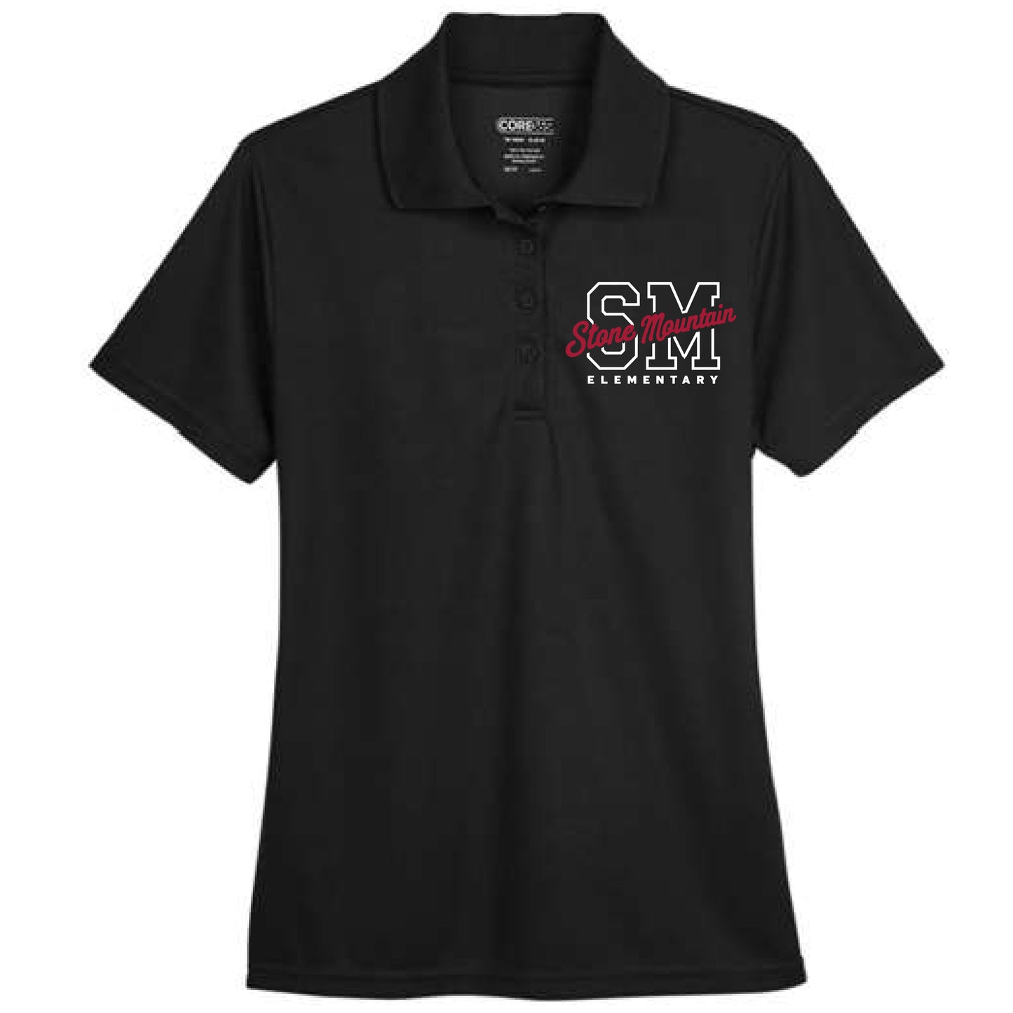 Stone Mountain SM Black Polo (Unisex & Ladies)