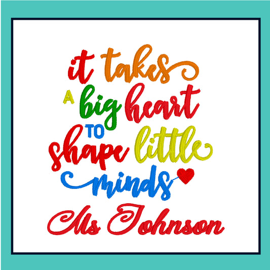 It Takes A  Big Heart