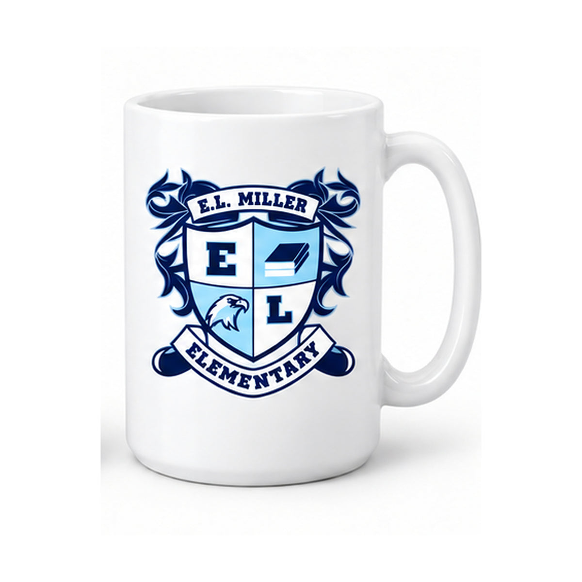 E.L. Miller School Crest 15 oz Mug