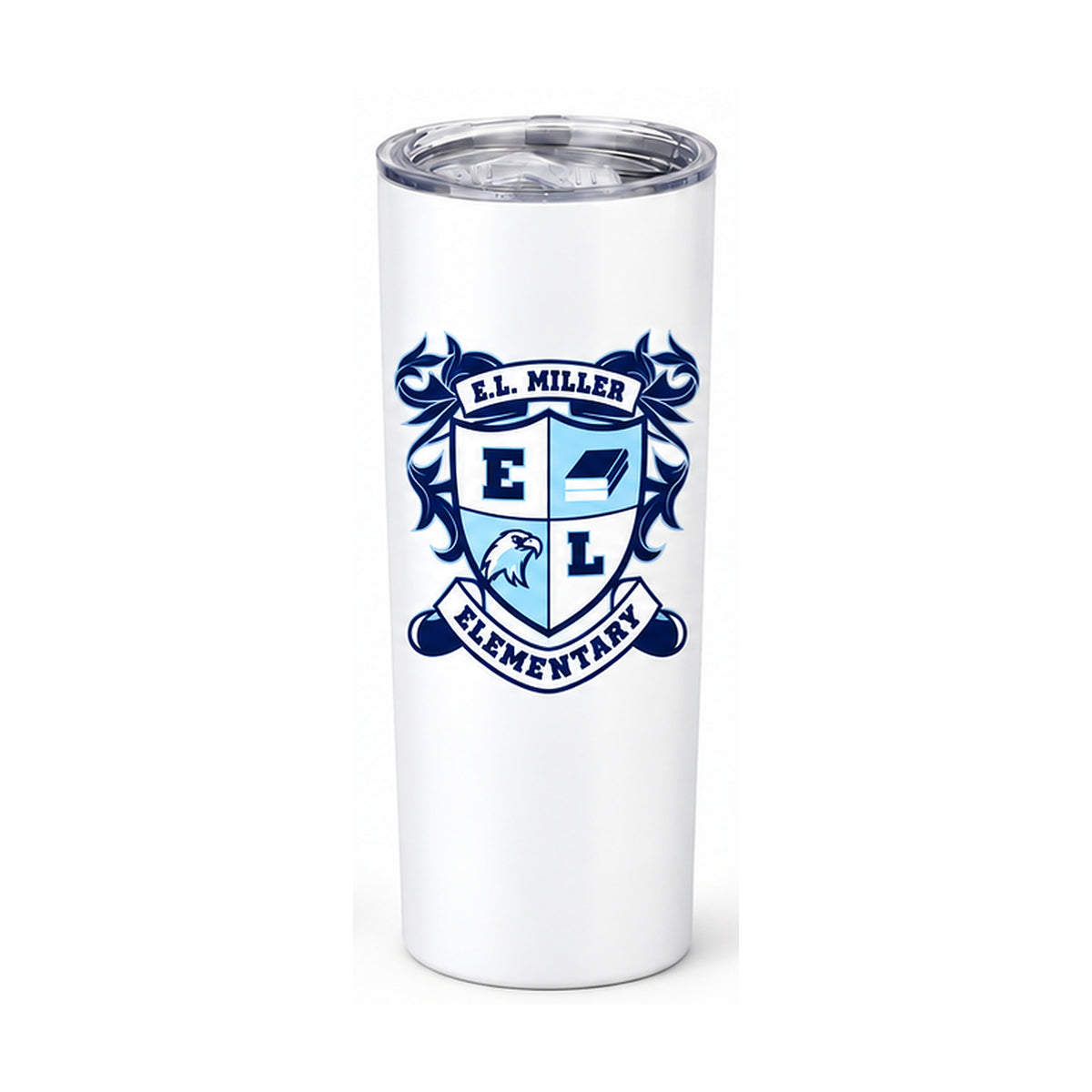 E.L. Miller School Crest 20 oz Tumbler