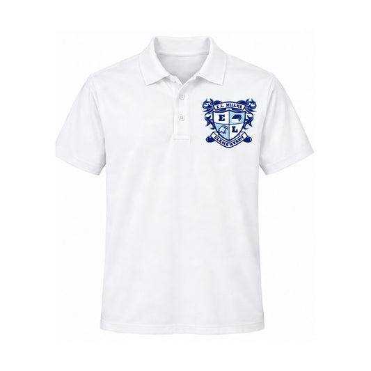 E.L. Miller School Crest Embroidered Polo