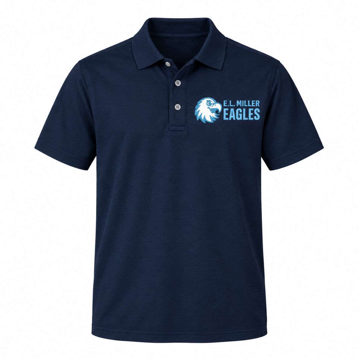 E.L. Miller Eagle Logo Embroidered Polo