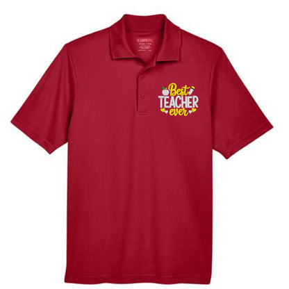 Best Teacher Ever Embroidered Polo