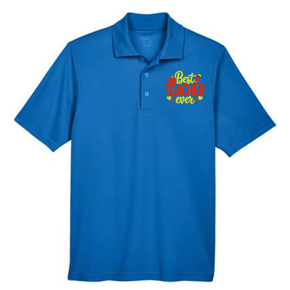 Best Teacher Ever Embroidered Polo