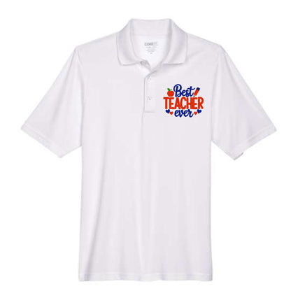 Best Teacher Ever Embroidered Polo