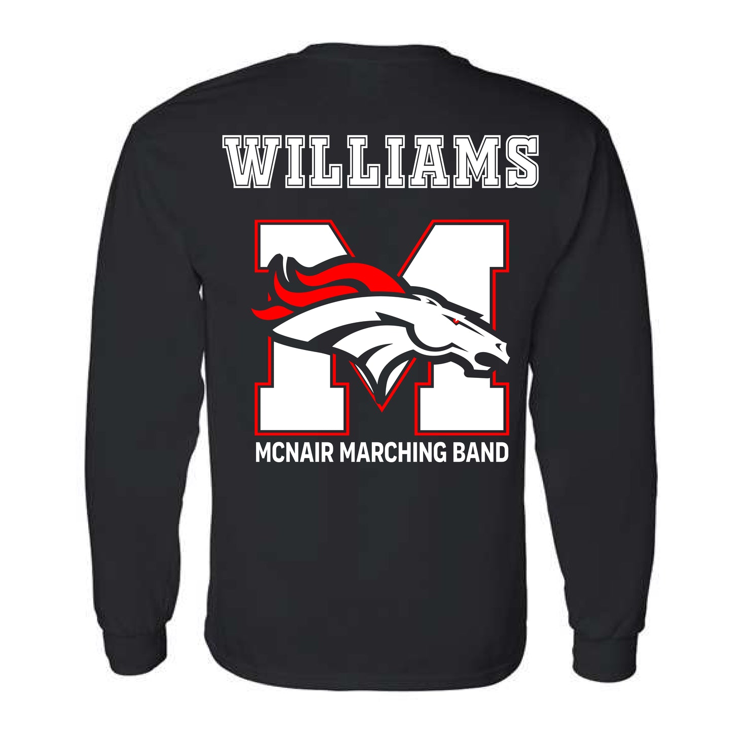 MHS Band Heart (Customizable)