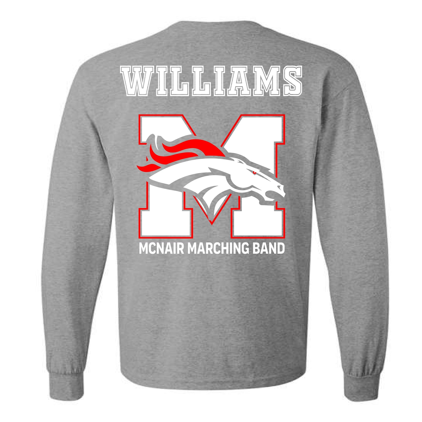 MHS Band Heart (Customizable)