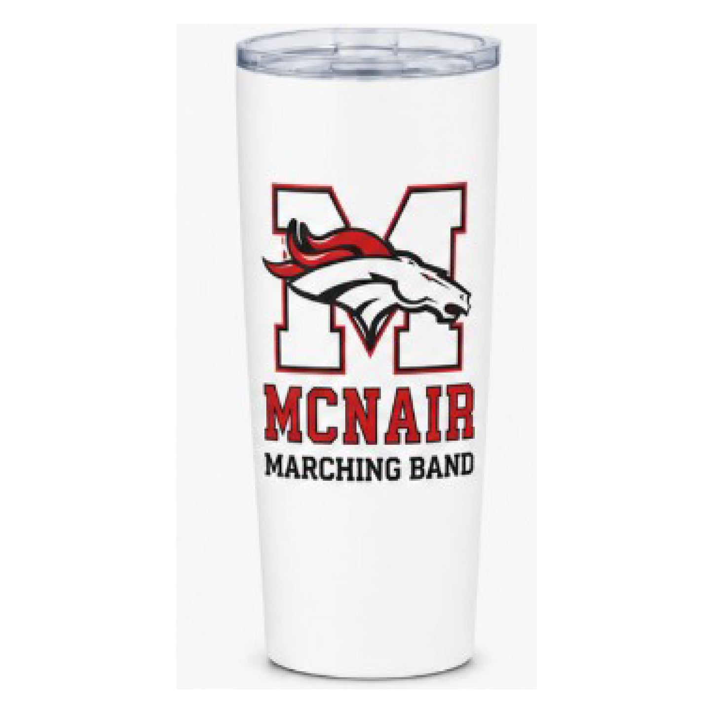MHS Band White Tumbler