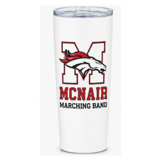 MHS Band White Tumbler