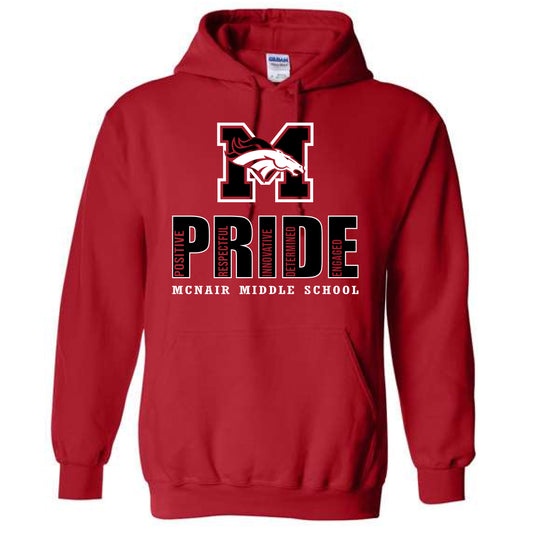 MMS PRIDE Hoodie (Black or Red)