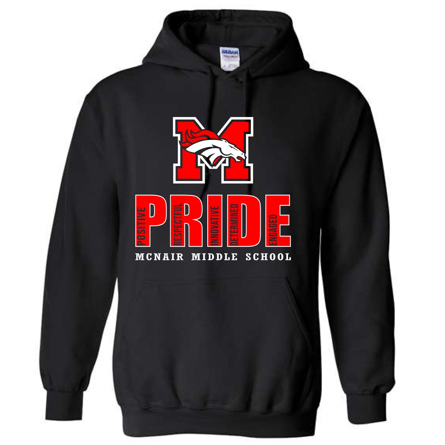 MMS PRIDE Hoodie (Black or Red)