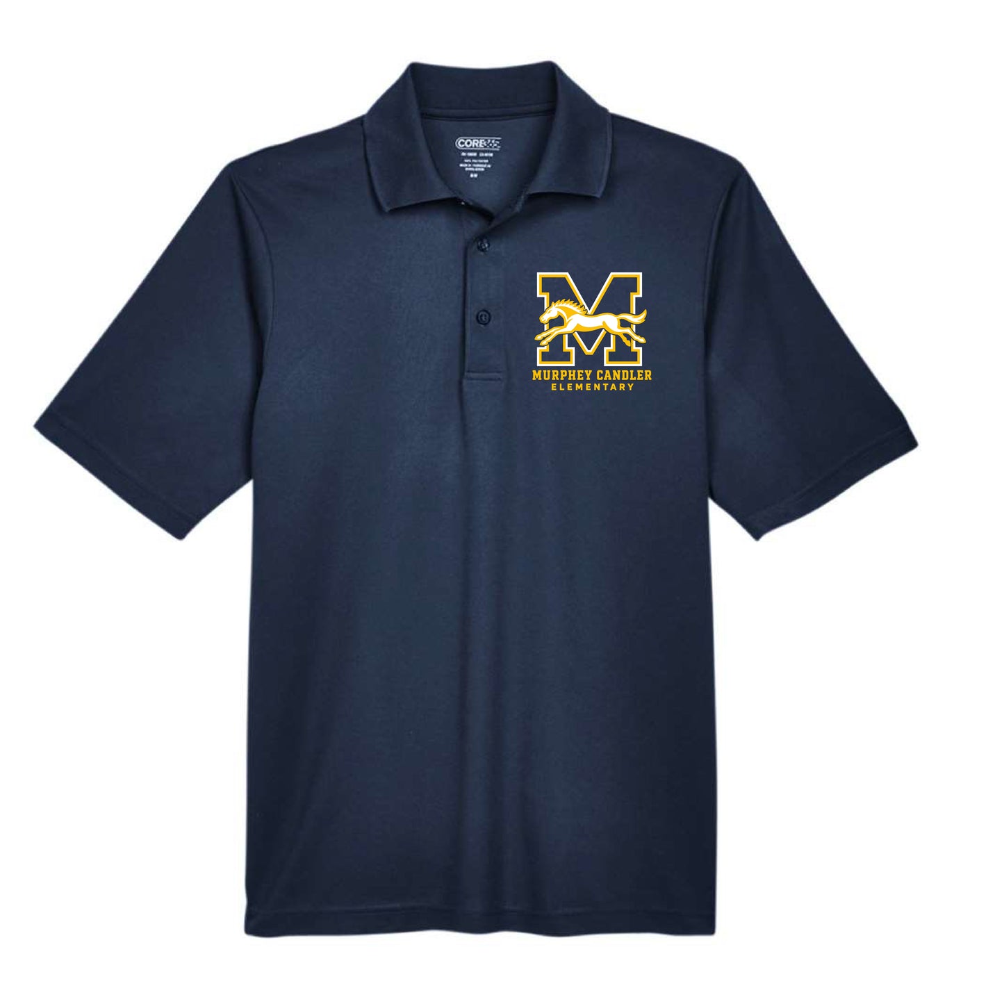 Murphey Candler Embroidered Short Sleeve Polo (Navy)