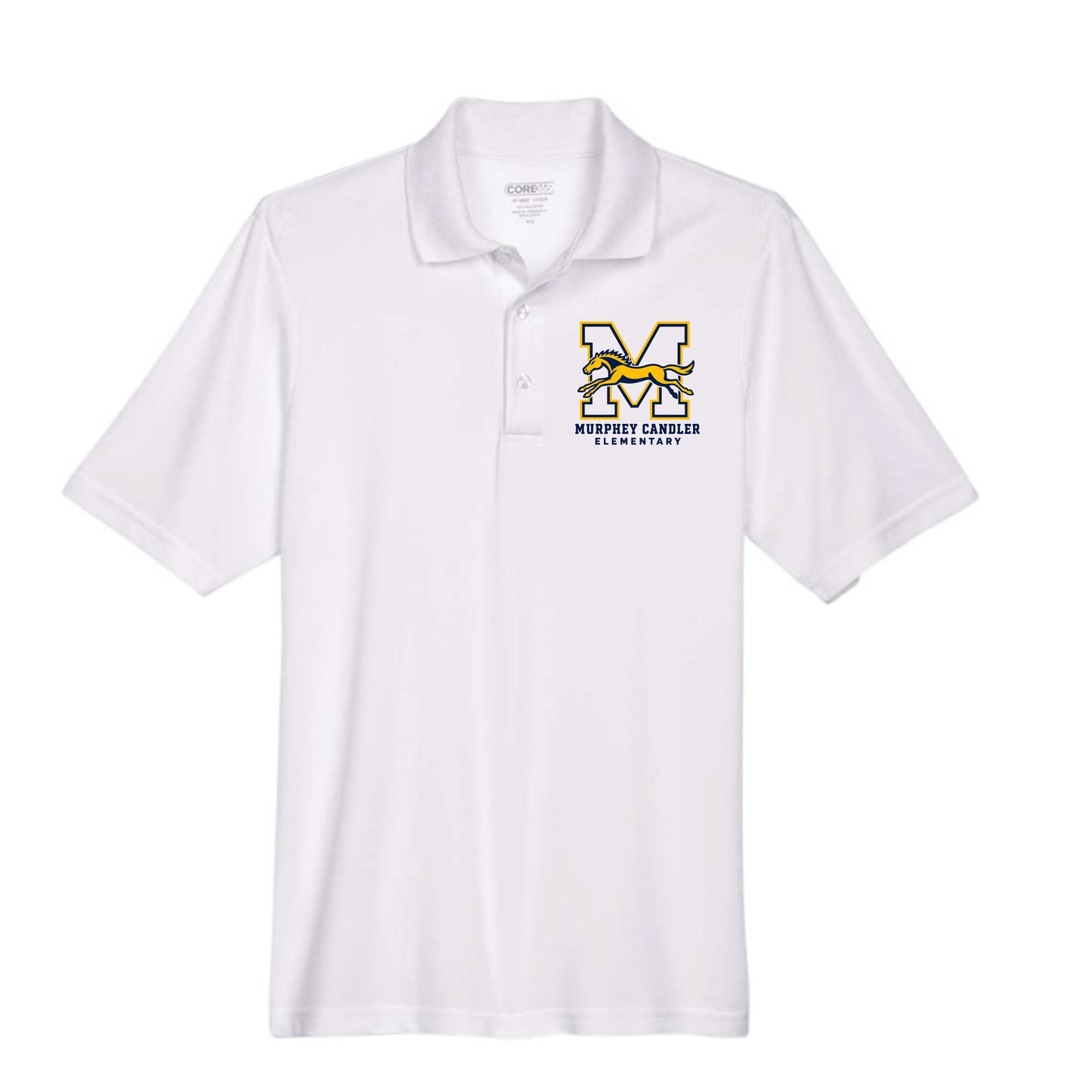 Murphey Candler Embroidered Short Sleeve Polo (White)