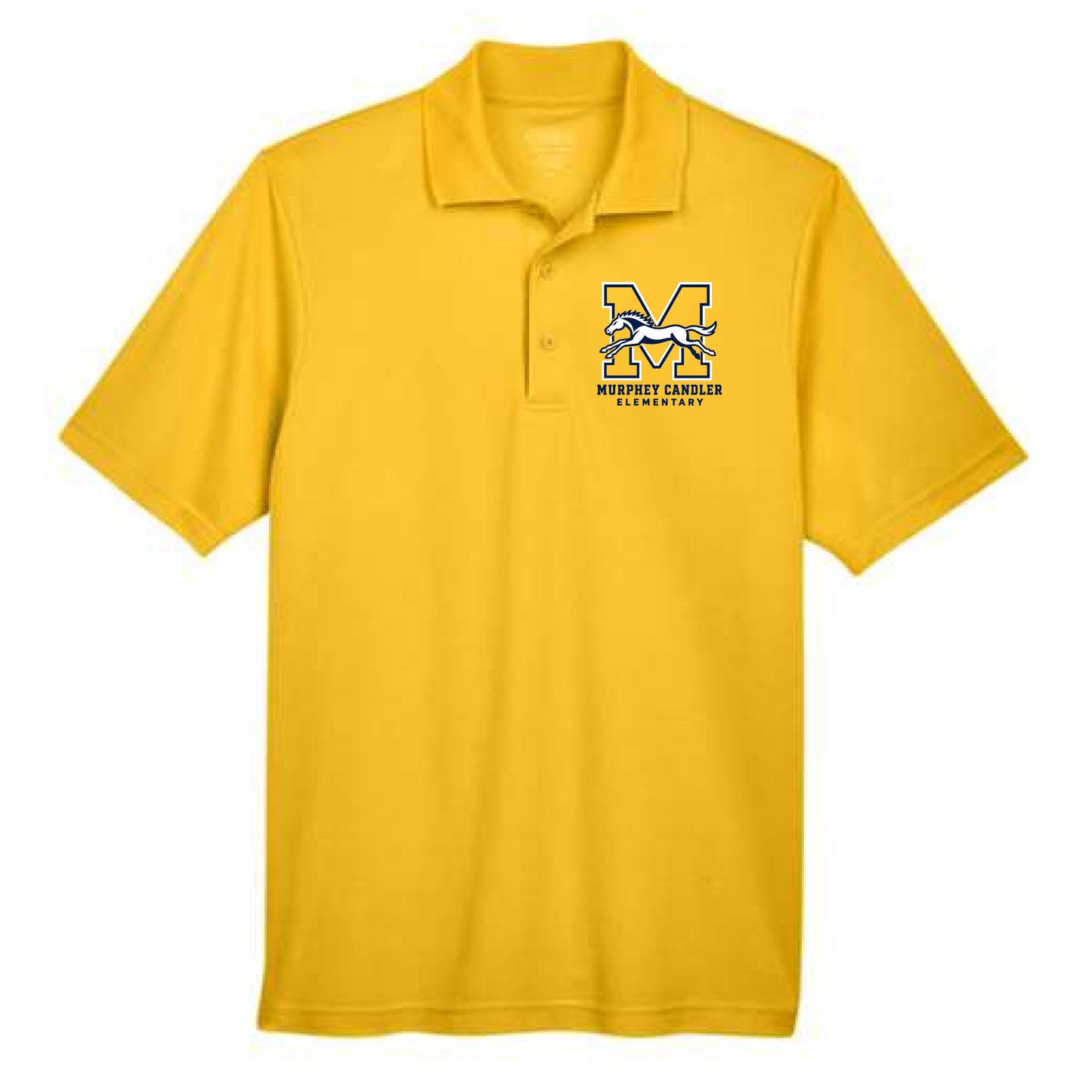 Murphey Candler Embroidered Short Sleeve Polo (Gold)