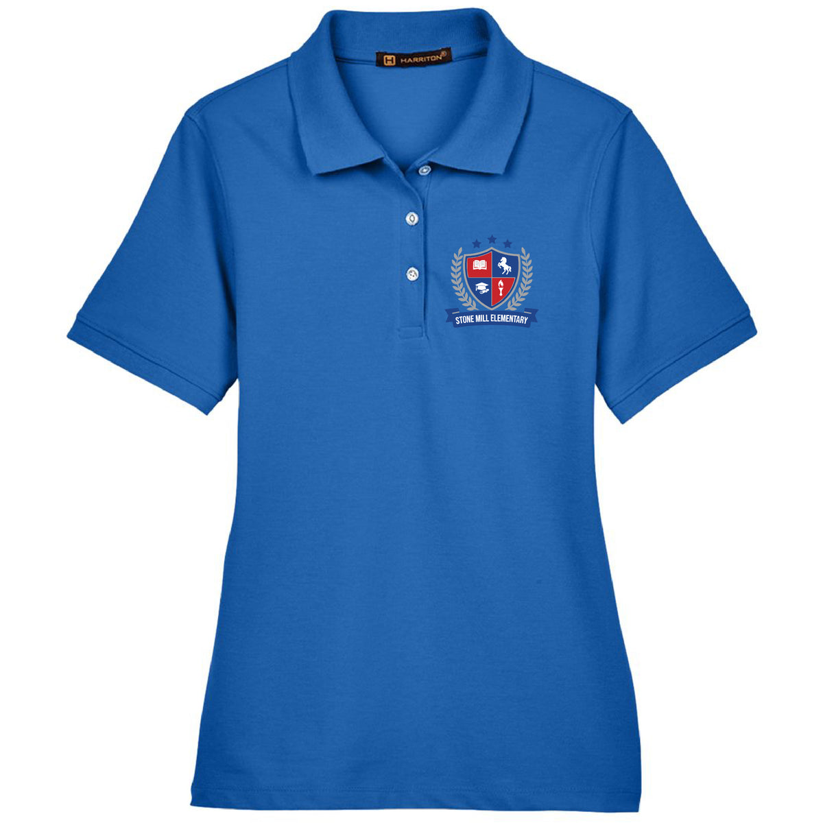 Stone Mill Royal Blue Emblem Polo (Unisex&Ladies)