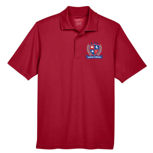 Stone Mill Red Emblem Polo (Unisex&Ladies)