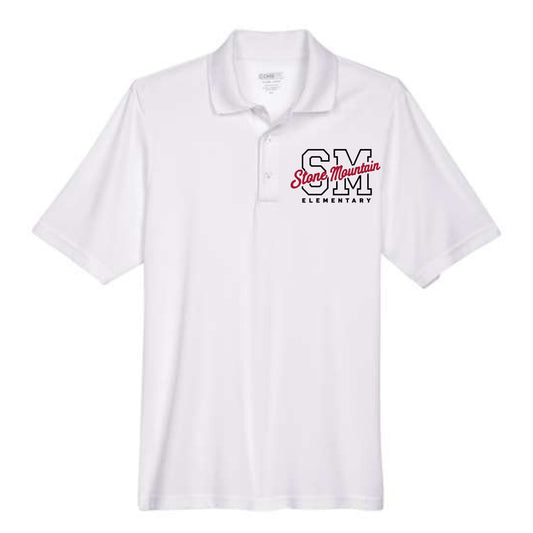 Stone Mountain SM White Polo (Unisex & Ladies)