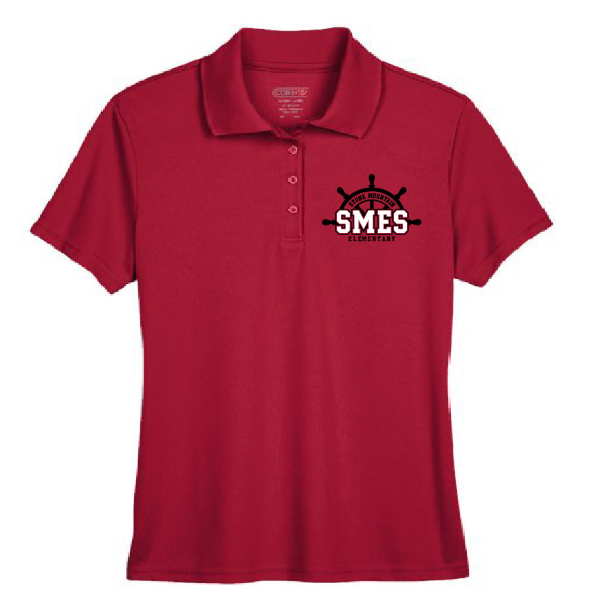 Stone Mountain Ship’s Wheel Red Polo (Unisex & Ladies)