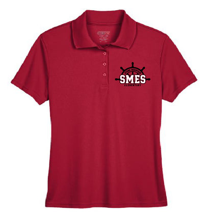 Stone Mountain Ship’s Wheel Red Polo (Unisex & Ladies)