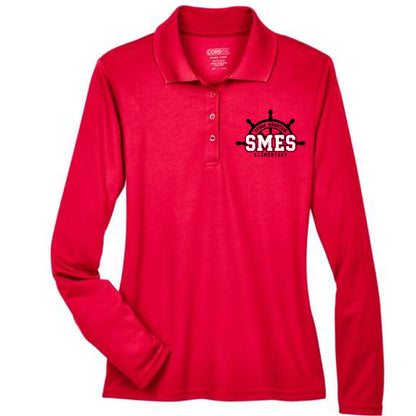 STAFF ONLY | Stone Mountain Ship’s Wheel Long-Sleeve Polo
