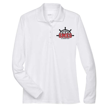 STAFF ONLY | Stone Mountain Ship’s Wheel Long-Sleeve Polo