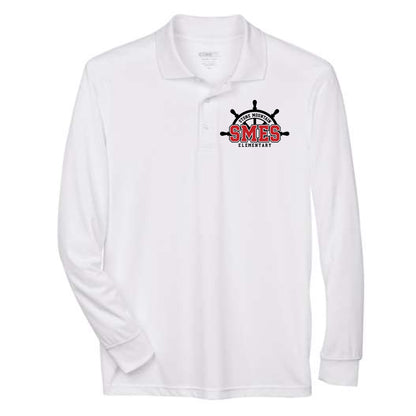 STAFF ONLY | Stone Mountain Ship’s Wheel Long-Sleeve Polo