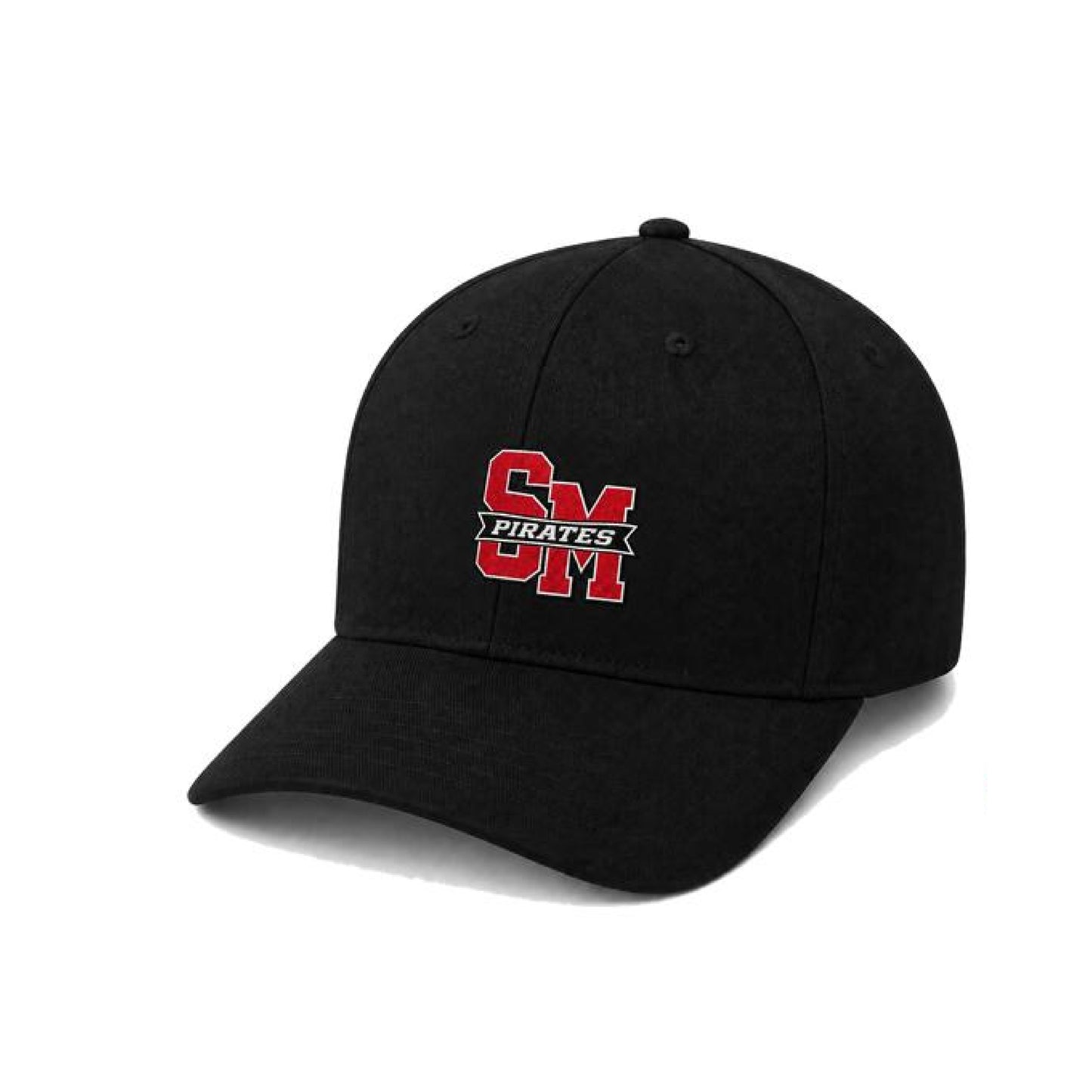 Stone Mountain SM Pirates Black Embroidered Hat