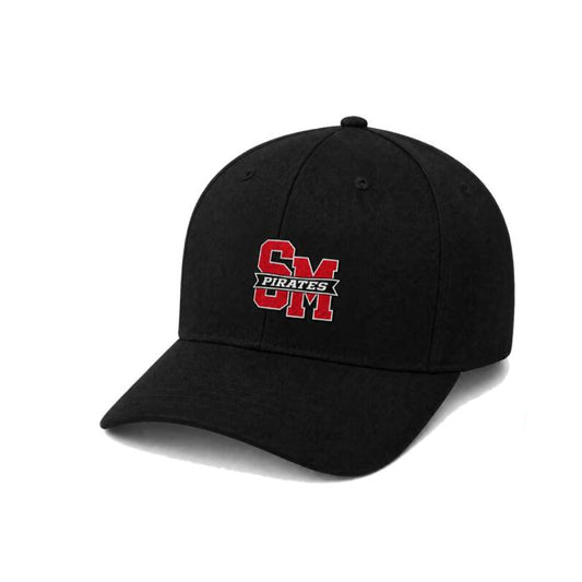 Stone Mountain SM Pirates Black Embroidered Hat